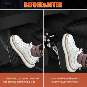 AUATRONNE in‑car lifestyle shot showing better posture and control
