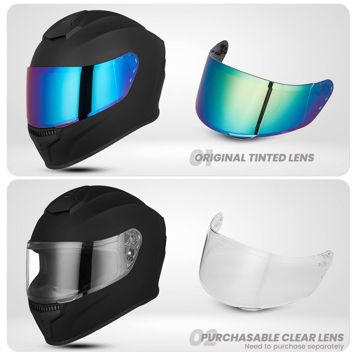 AUBOA MD-813 side profile highlighting glossy finish and streamlined silhouette for style