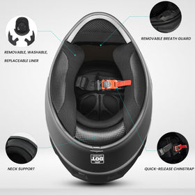 AUBOA MD-813 ventilation top view emphasizing vents for improved airflow and cooling