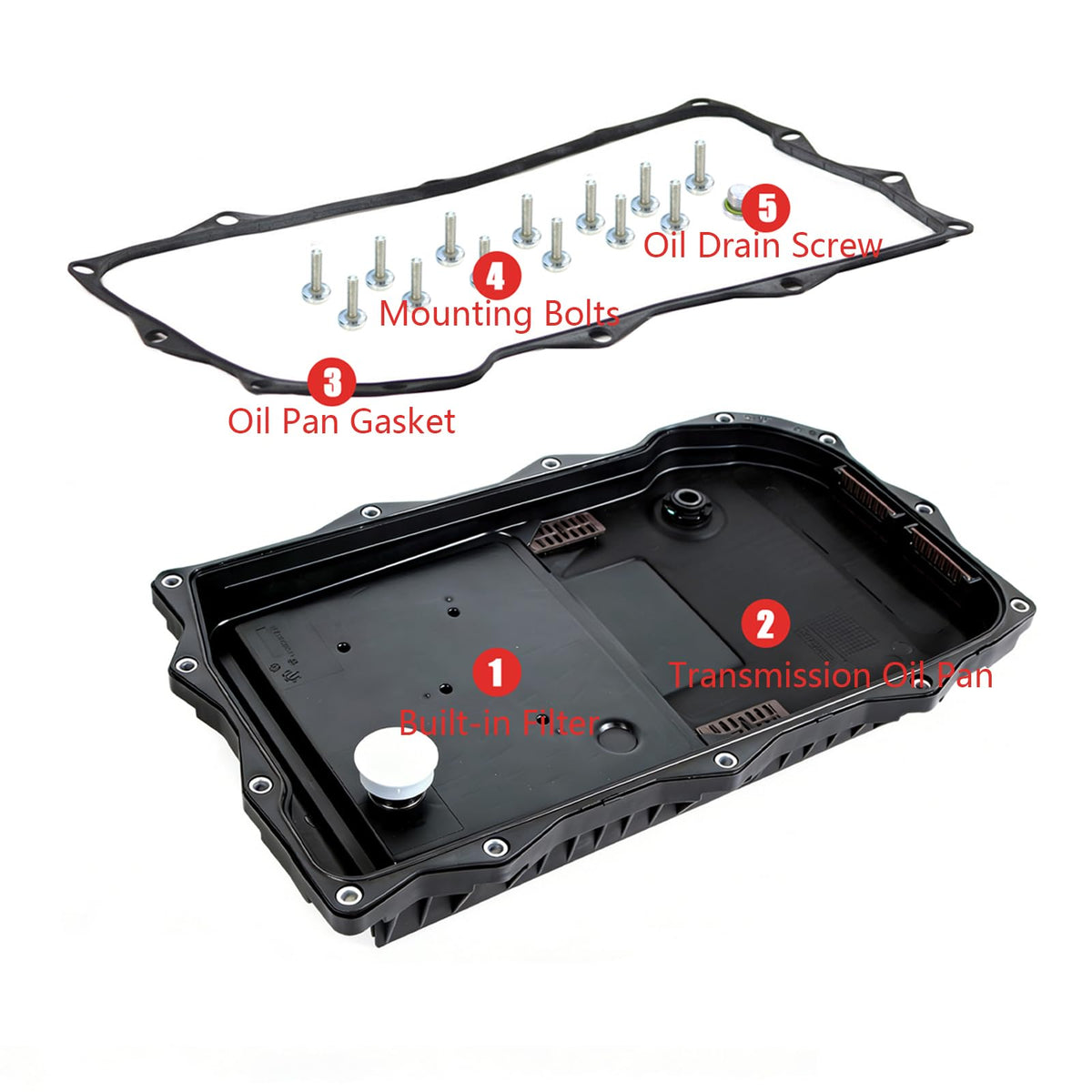 AUCERAMIC top view of mounting hole pattern ensuring correct bolt alignment