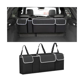 AUCELI hanging backseat organizer front view keeping trunk tidy