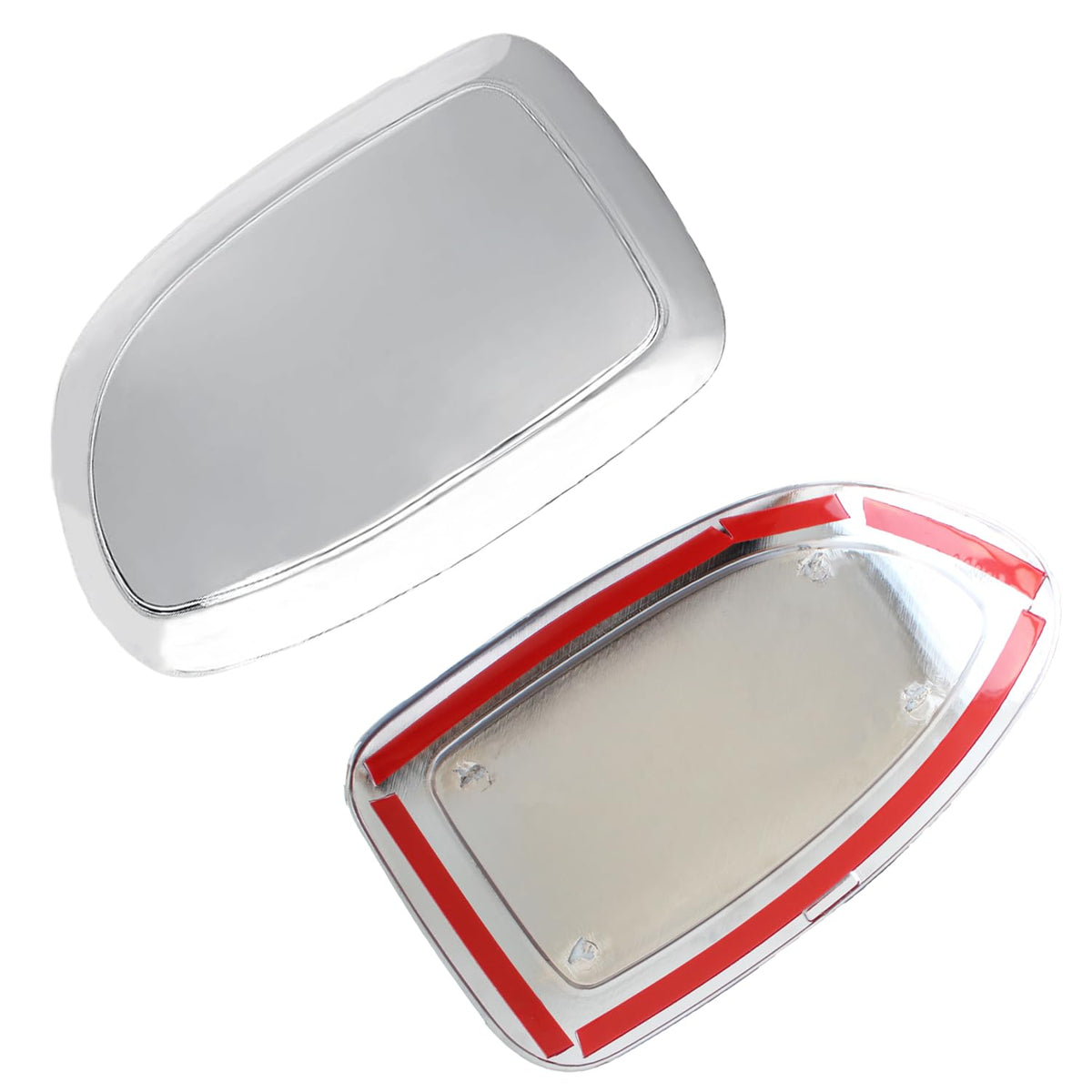 AUCERAMIC chrome mirror covers installation demo with heat activation for firm adhesion
