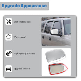 AUCERAMIC chrome mirror covers reflecting light to show durable chrome finish