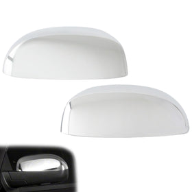 AUCERAMIC front view mirror covers showing clean chrome finish and restored look