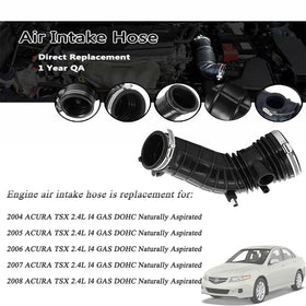 AUCERAMIC hose installed in engine bay demonstrating direct-fit advantage