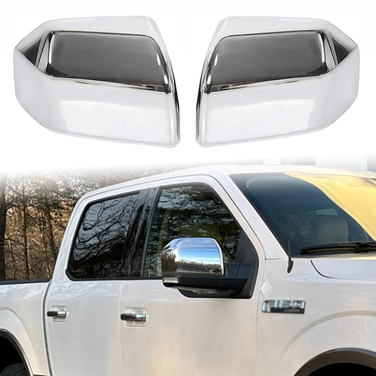 AUCERAMIC lifestyle driving shot with truck conveying stylish curb appeal benefit