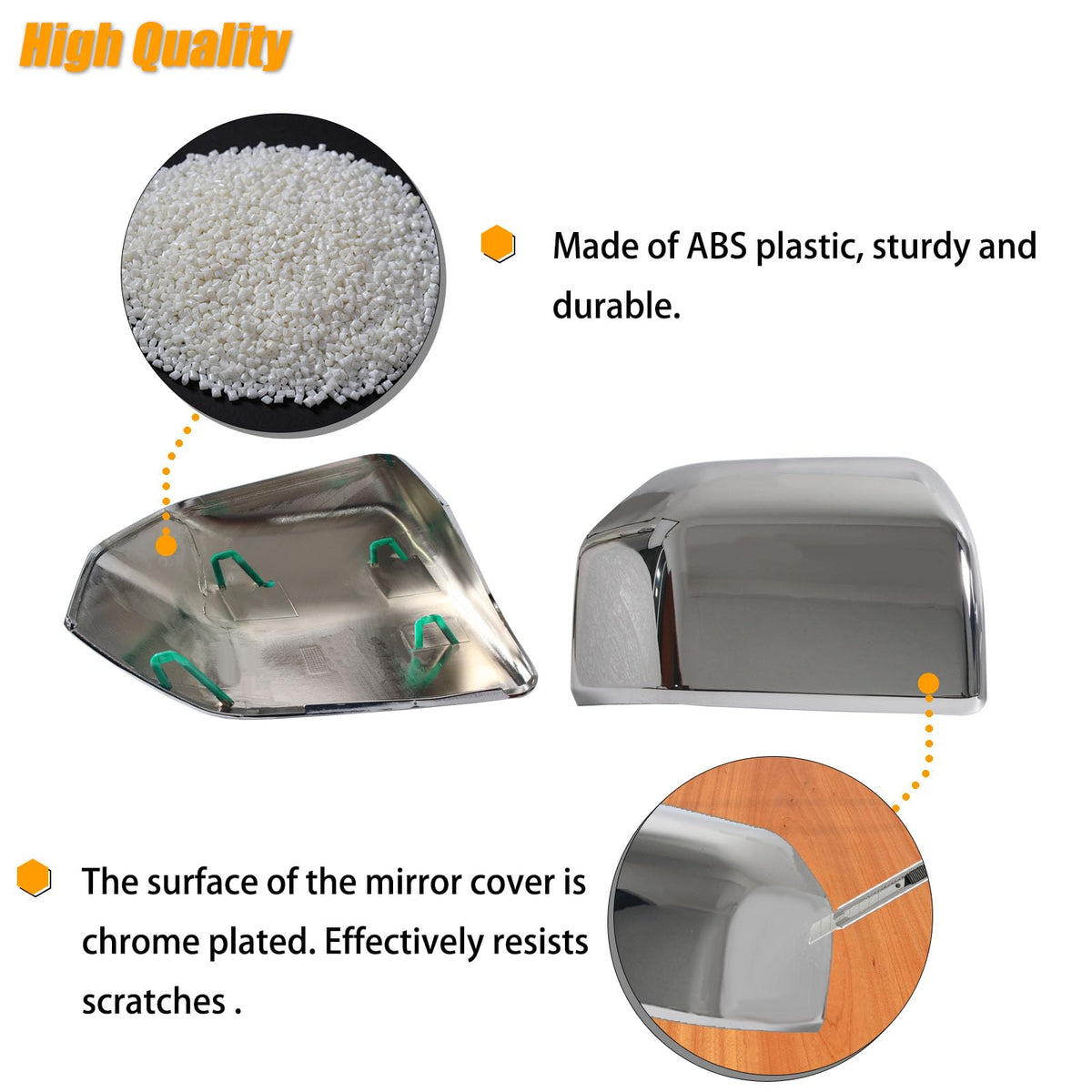 AUCERAMIC size comparison with hand demonstrating easy install fit