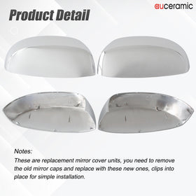 AUCERAMIC chrome texture reflecting light to show scratch-resistant shine