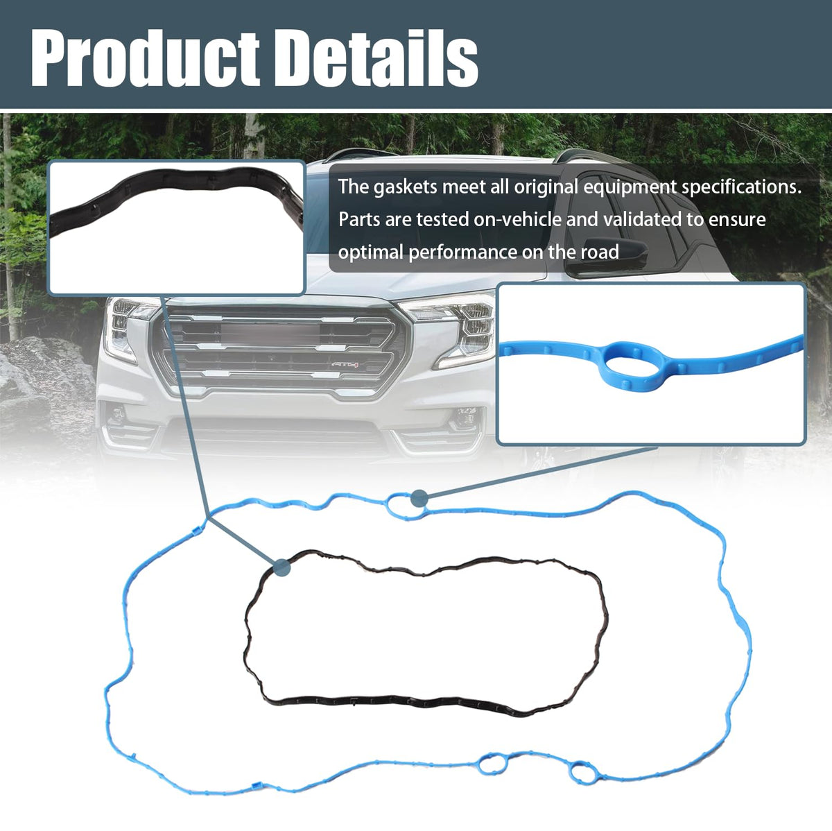 AUCERAMIC inner gasket cross-section highlighting material density and heat-resistant profile for durability