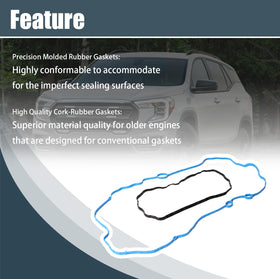 AUCERAMIC gasket installed on engine with valve cover removed demonstrating direct-fit ease