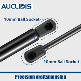 AUCLIDIS gas strut installed on RV hatch illustrating smoother lift and safer access
