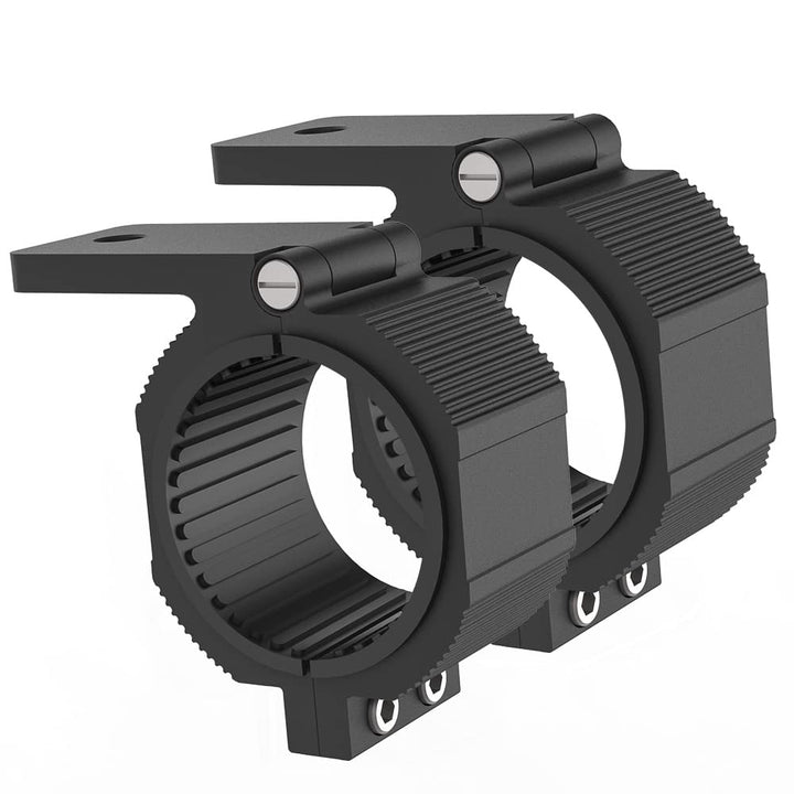 Audak clamp front view showing mount and hardware, durable mounting solution