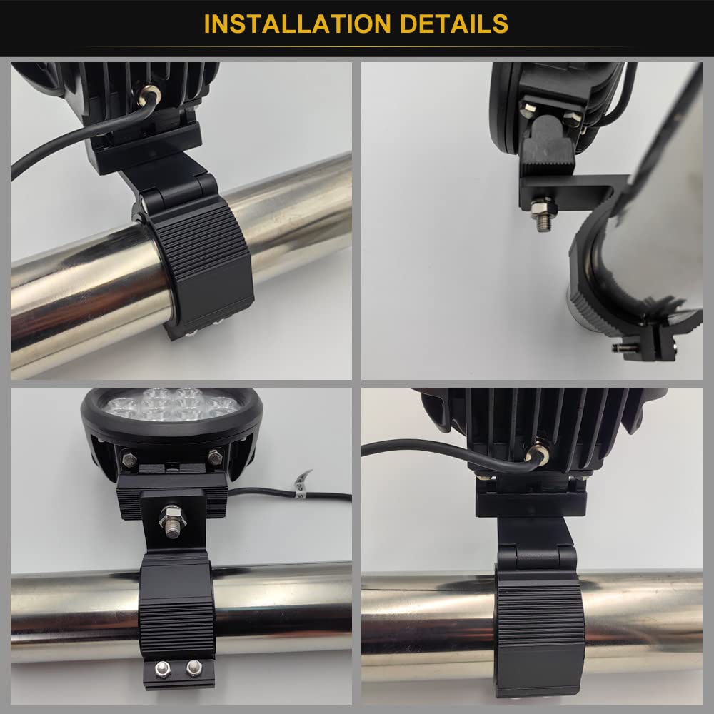 Audak packaged kit showing clamps screws wrench and manual, ready to install