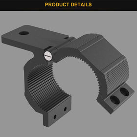 Audak rubber insert detail protecting tube finish and improving grip