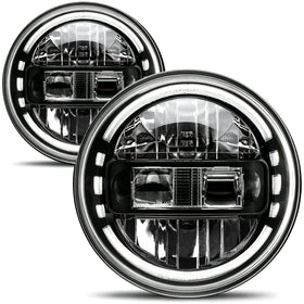 AUDEXEN front view showing full headlight assembly and improved visibility