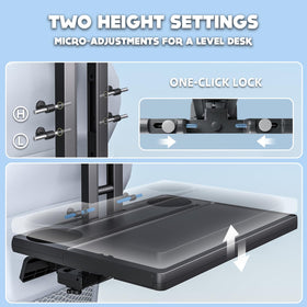 AUEOTUAR installation on headrest rods for quick tool-free setup