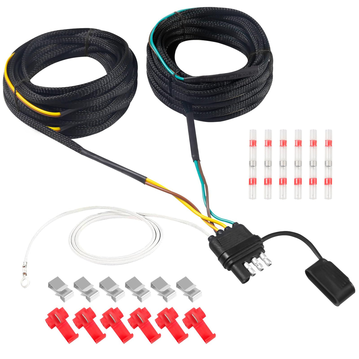 Aufind front connector and male plug showing secure fit and quick hookup