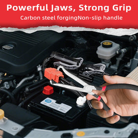 Aufisi tools used in an engine bay improving access to tight plugs