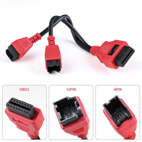 AUGOCOM 12-pin connector close-up highlighting secure fit and reliable contact points