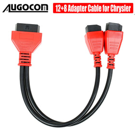 AUGOCOM 8-pin connector close-up showing molded housing for durable workshop use