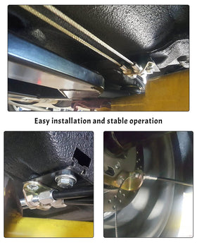 AUGREX close-up of stainless braided cable showing corrosion resistance and strength
