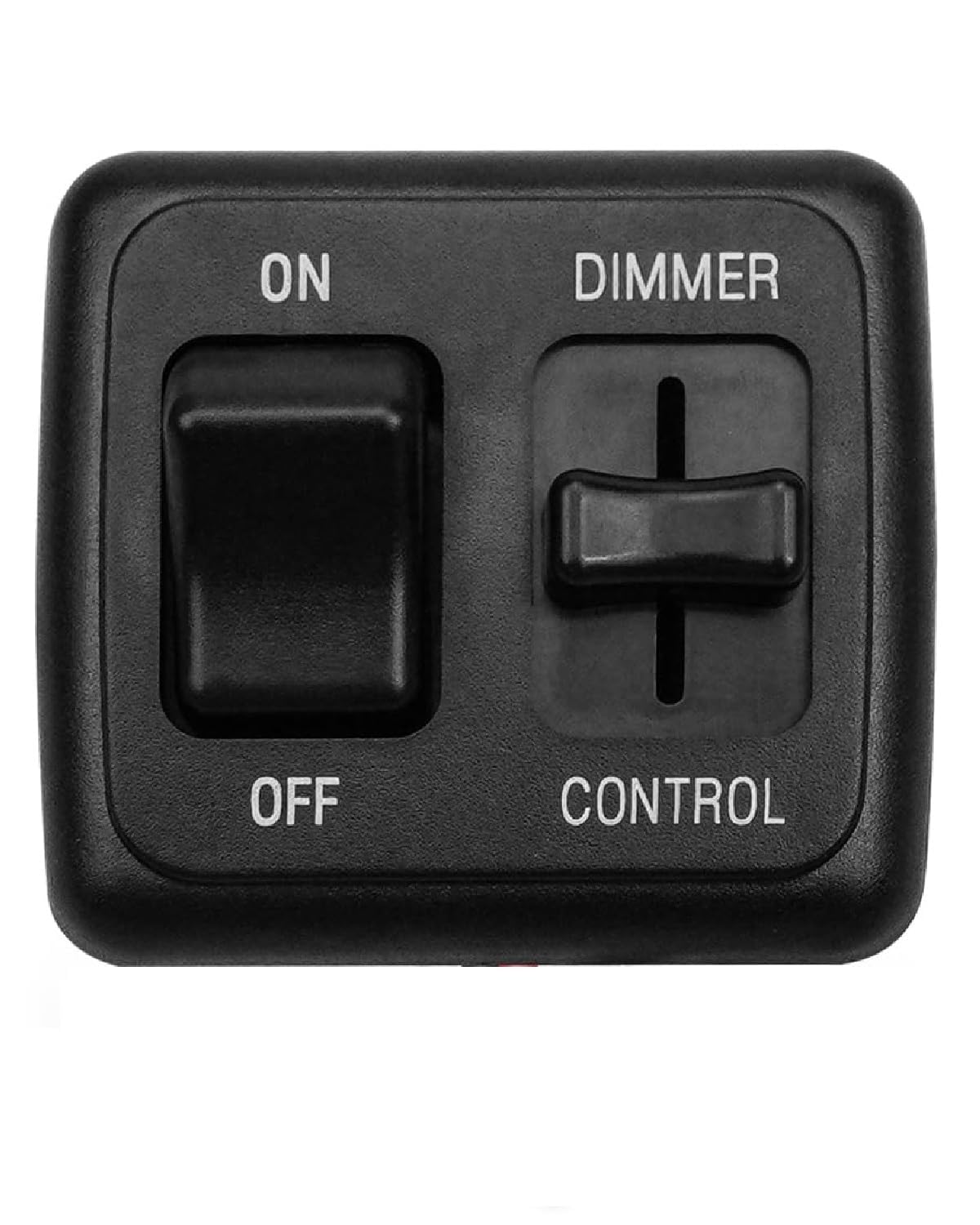 AUGREX dimmer front panel showing toggle and slider for neat control