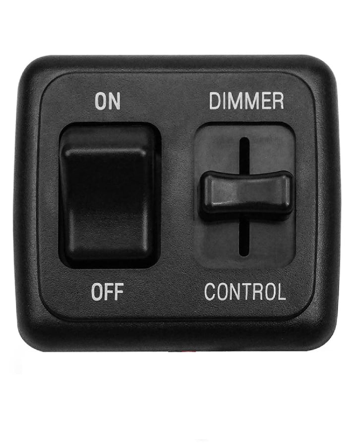AUGREX dimmer front panel showing toggle and slider for neat control
