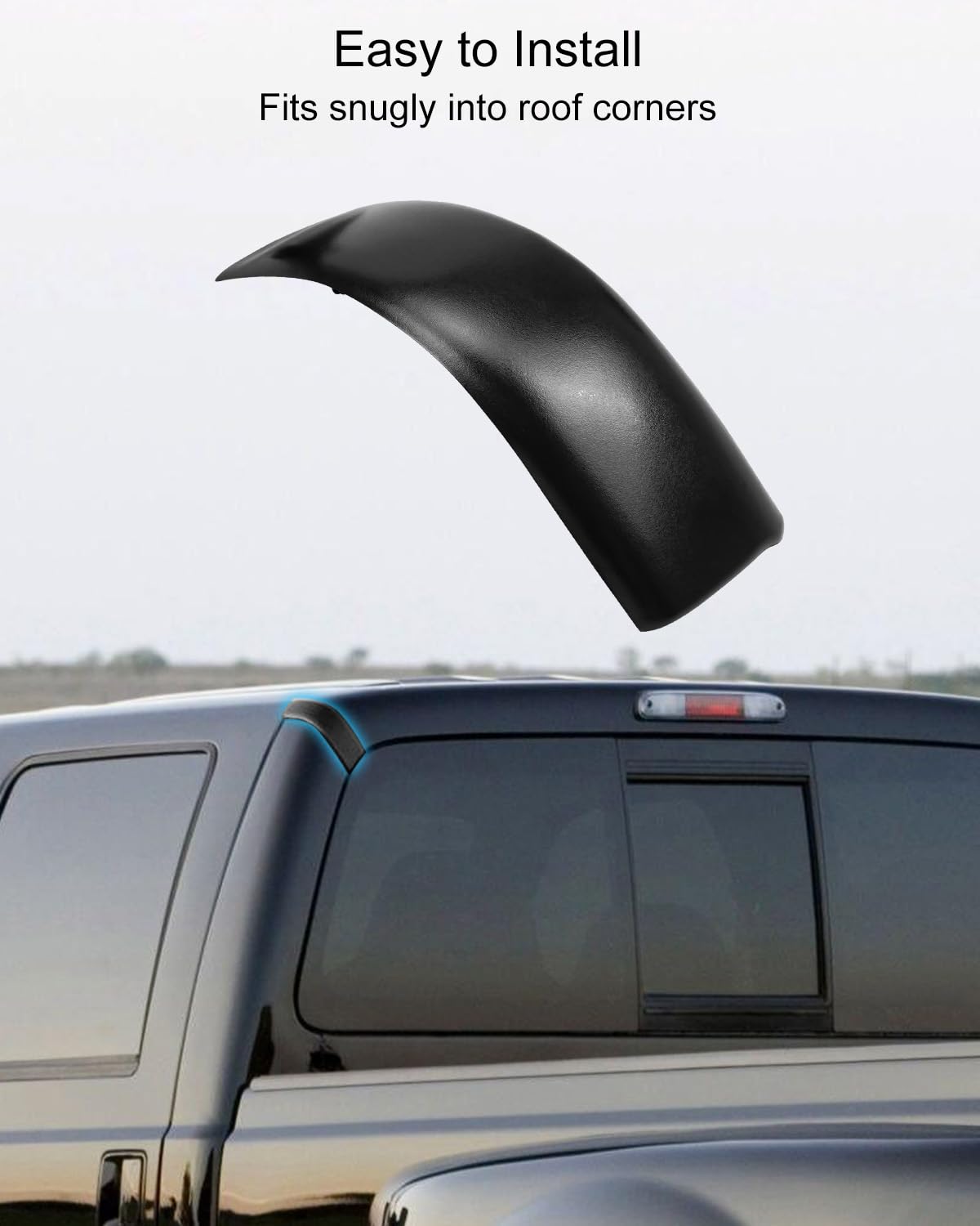 AUGREX painted corner cover on truck showing color-matched aesthetic