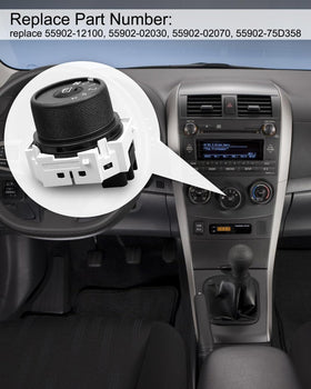 AUGREX plug connector view showing matching harness for fast plug-and-play installation