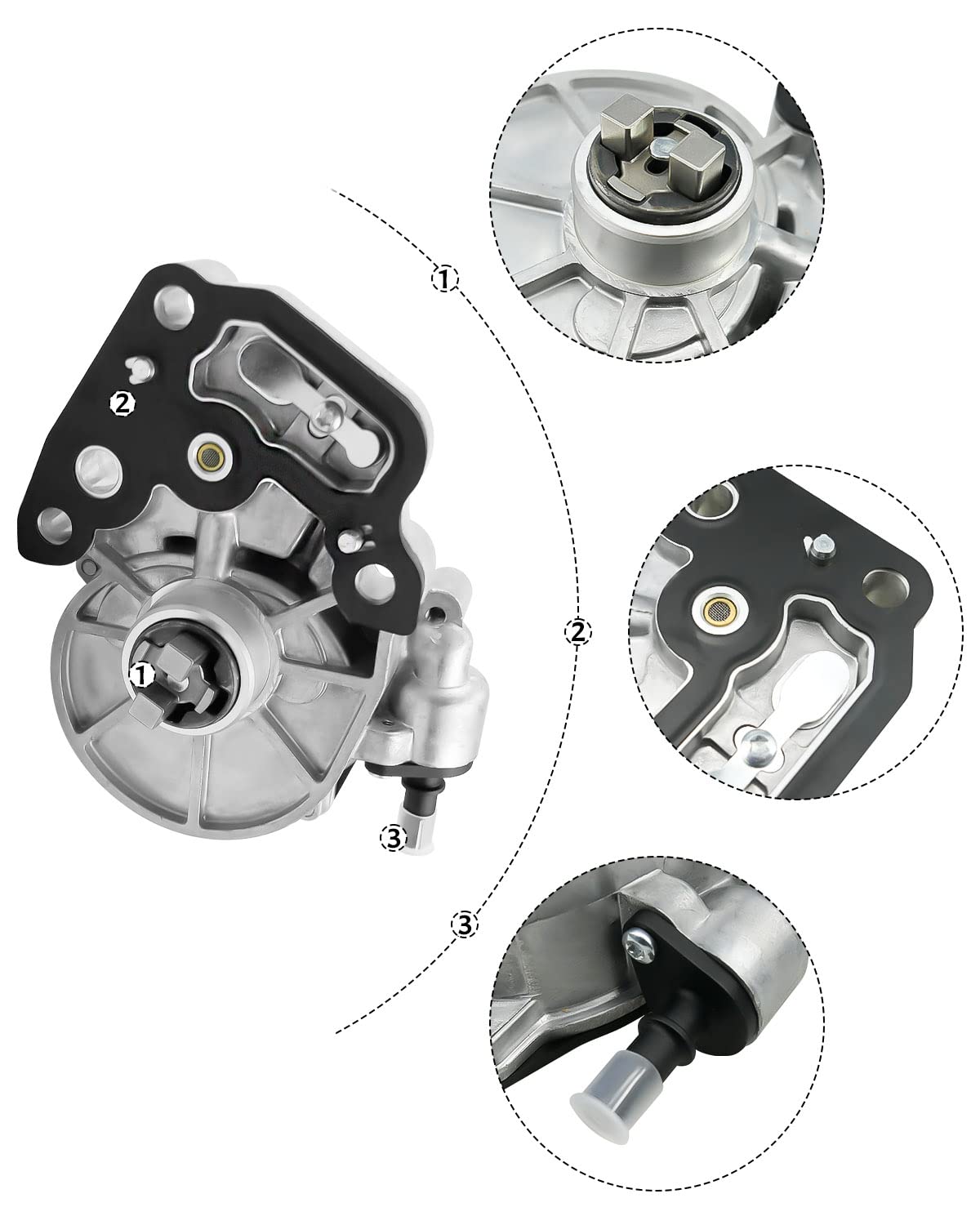 AUGREX pump installation kit contents showing included hardware for quick fitment