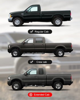 AUGREX side profile installed on Ford Super Duty demonstrating seamless match