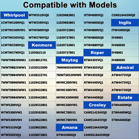 AUGSMIAR valve next to ruler scale comparison showing compact size for correct model match