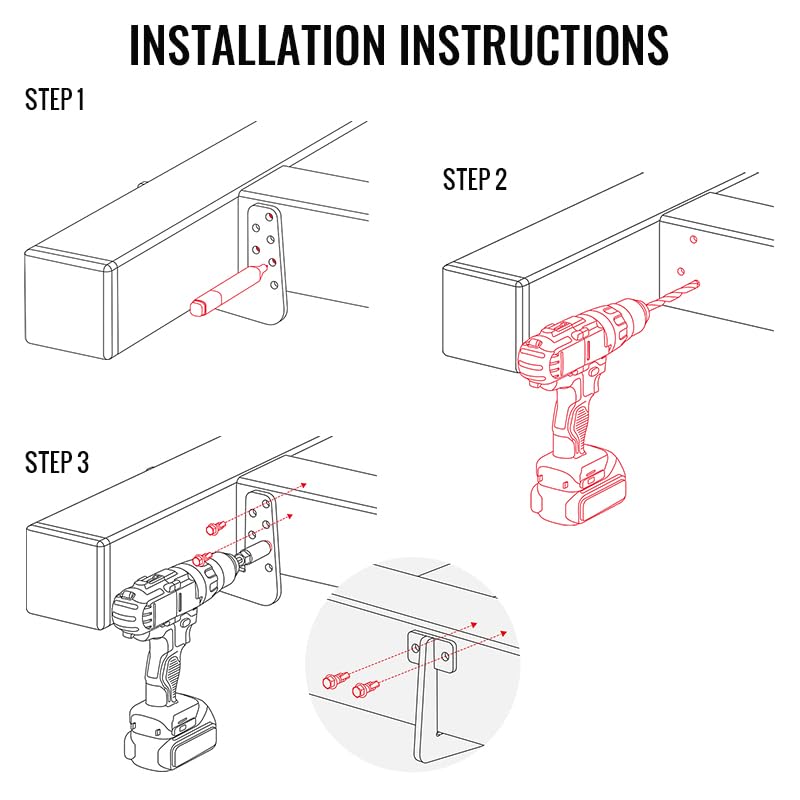 AUH packaging with hardware enabling quick installation benefit