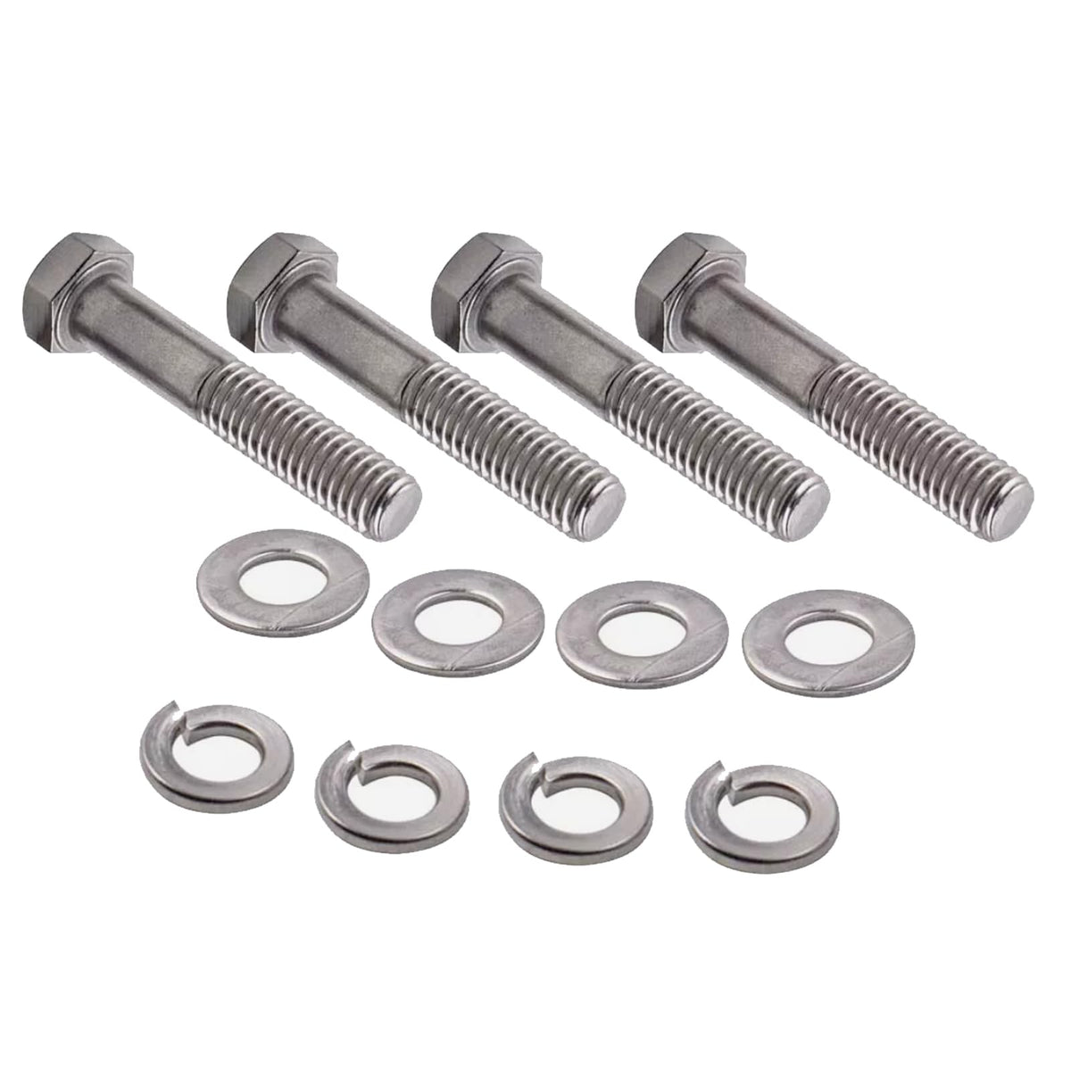 AUIKTARER header bolts with small-OD washers demonstrating clearance for large-tube headers