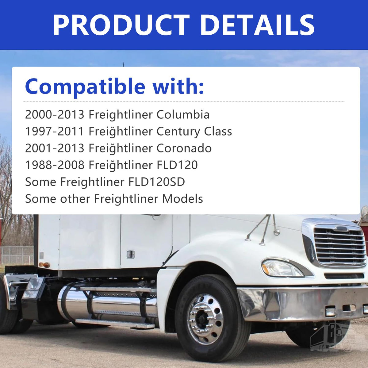 AUIVERED P527682 installed in a Freightliner intake demonstrating correct fit and protection