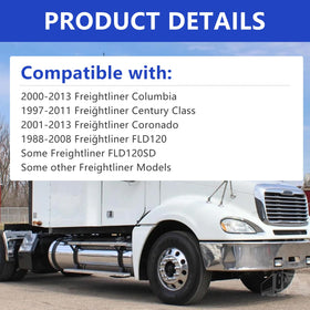 AUIVERED P527682 installed in a Freightliner intake demonstrating correct fit and protection
