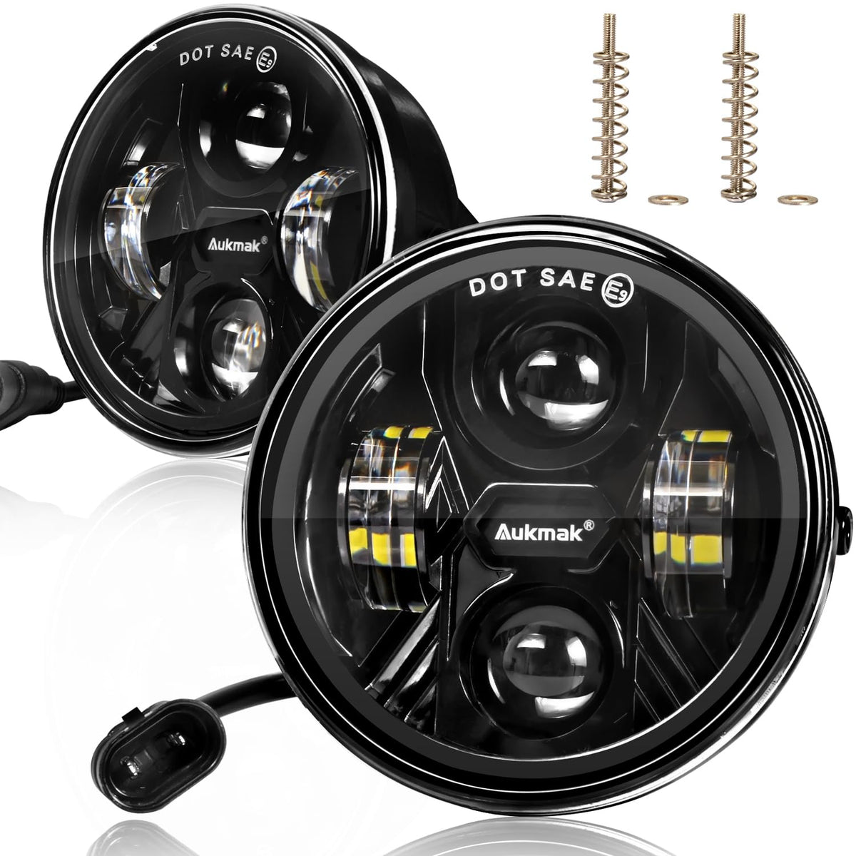 Aukmak front assembly showing modern look and improved visibility benefit