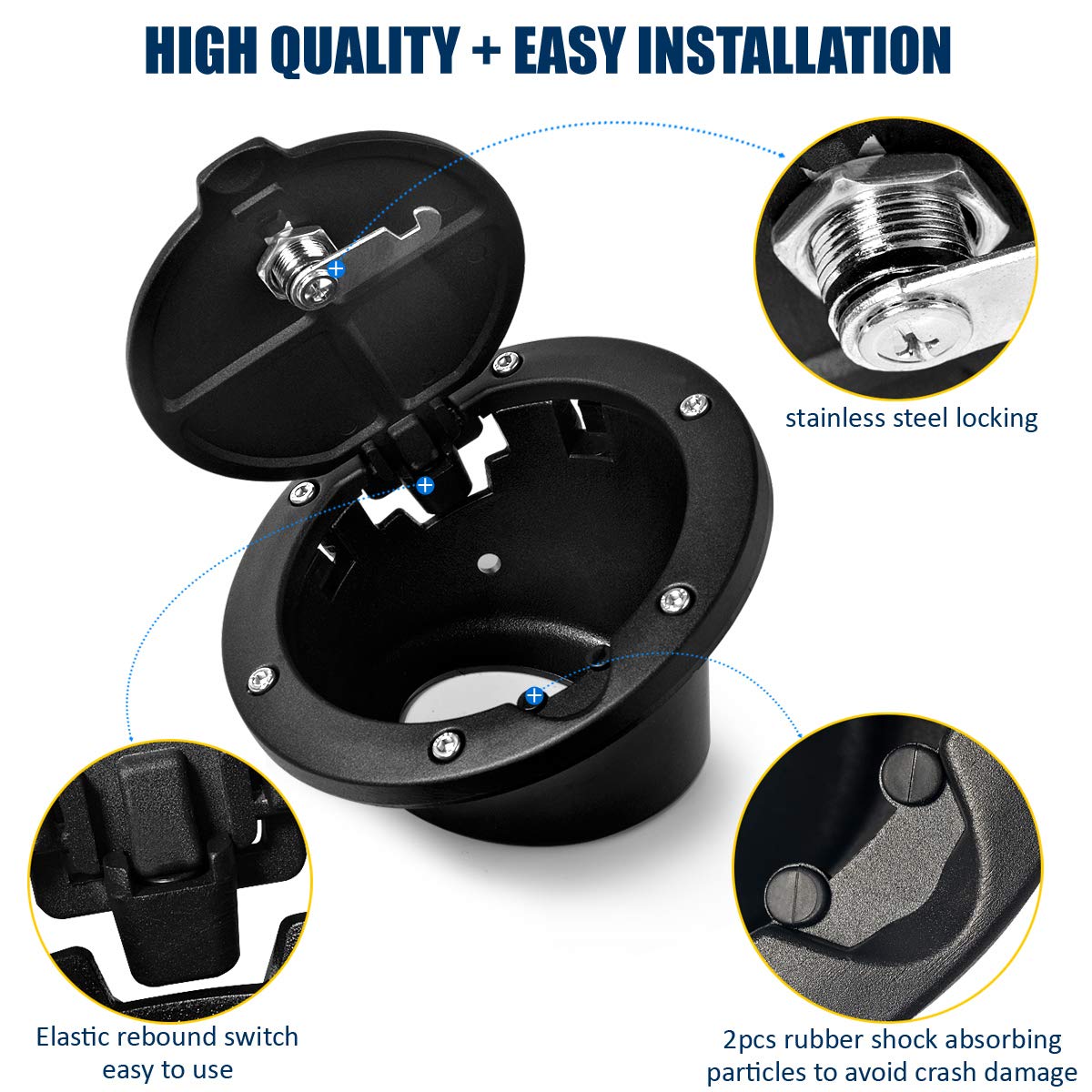 Aukmak installed on Jeep Wrangler side shot demonstrating secure, flush fit
