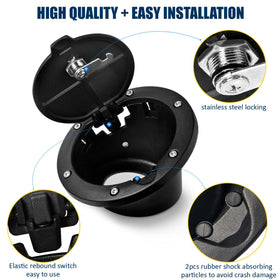 Aukmak installed on Jeep Wrangler side shot demonstrating secure, flush fit