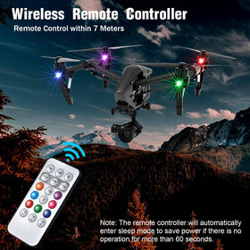 Aukmak remote beside a single strobe light, demonstrates easy handheld control