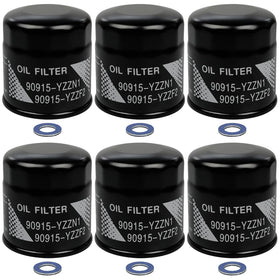 AULDAY front view of six-pack filters showing packaging and count for value