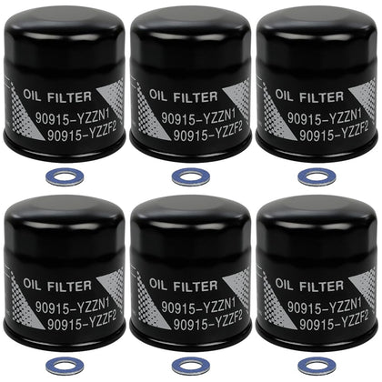 AULDAY front view of six-pack filters showing packaging and count for value