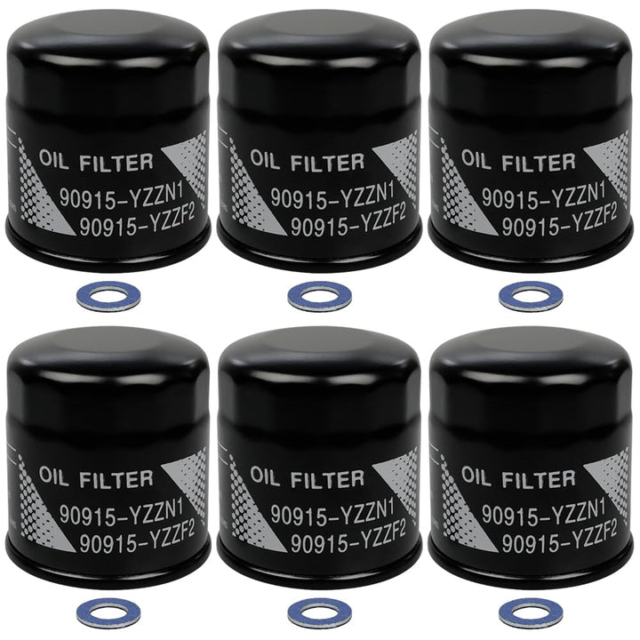 AULDAY front view of six-pack filters showing packaging and count for value