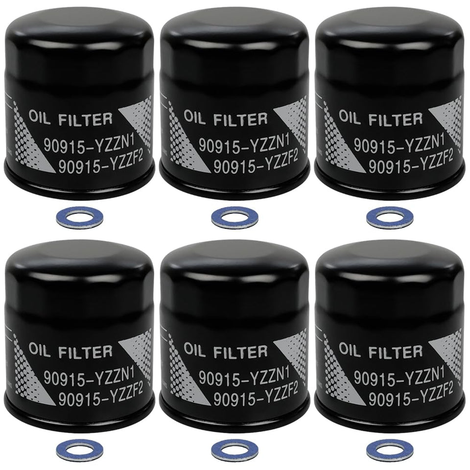 AULDAY front view of six-pack filters showing packaging and count for value