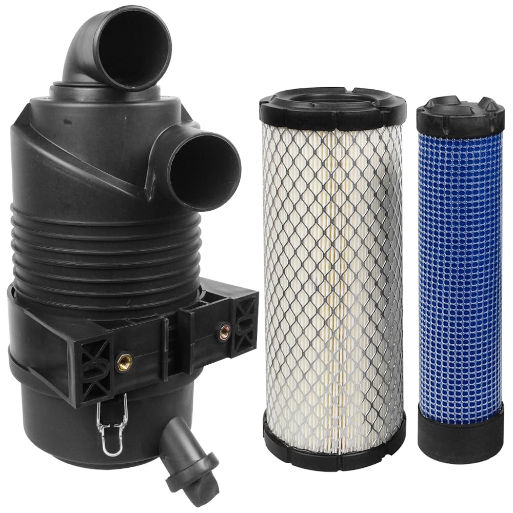 AULDAY front view air cleaner showing fit and sealing for easy replacement