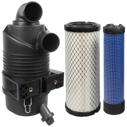AULDAY front view air cleaner showing fit and sealing for easy replacement