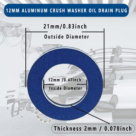 AULDAY washer beside ruler showing exact dimensions for correct fit