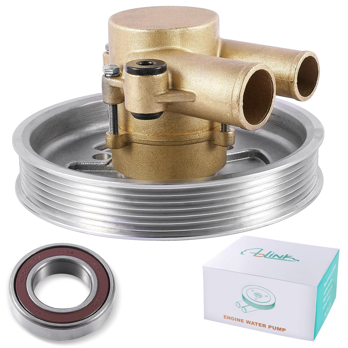 AULINK front assembly showing pump face for easier Volvo Penta replacement