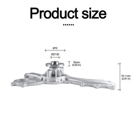 AULINK AW6047 pulley close-up highlighting smooth finish and balanced rotation benefit