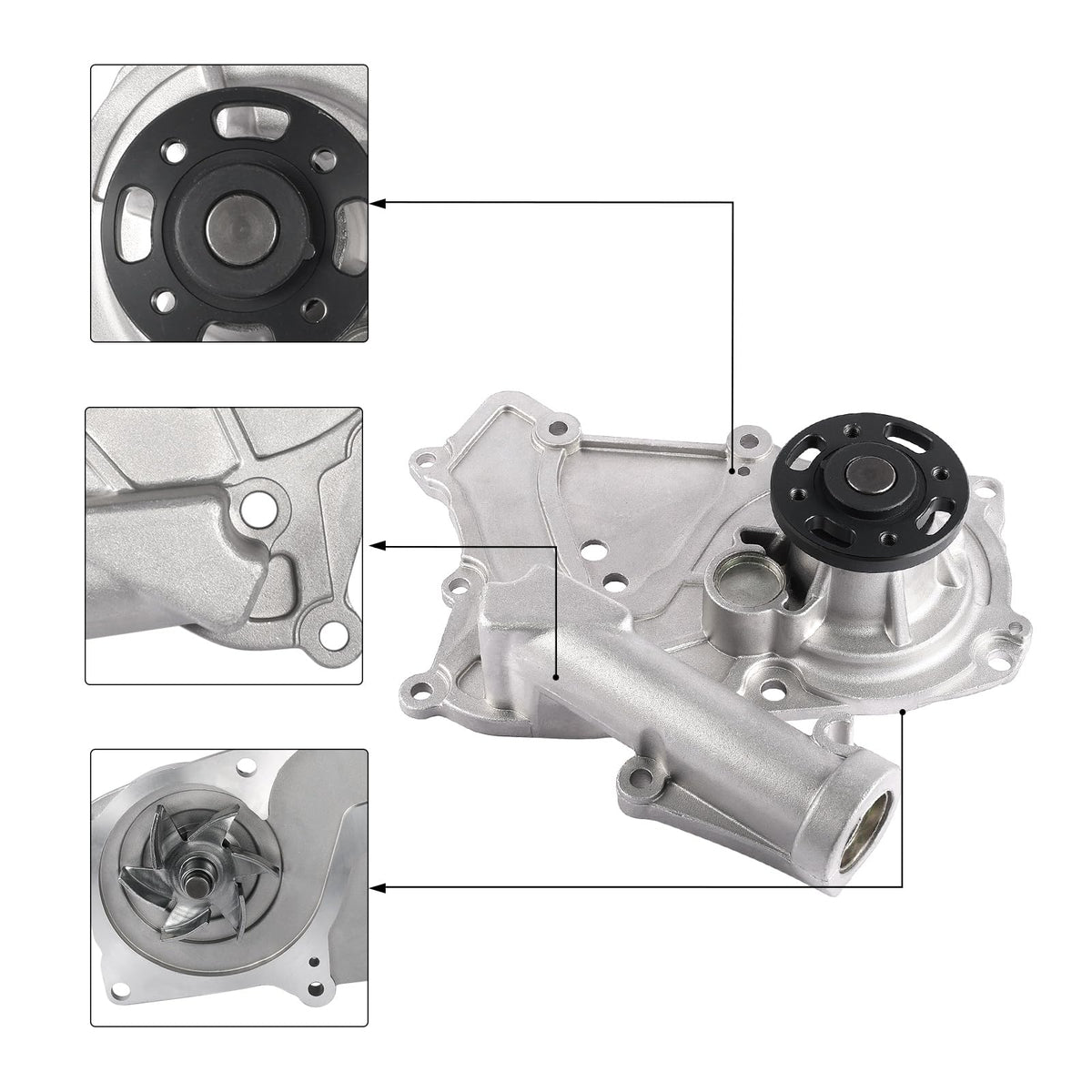 AULINK close-up of bearing showing durable construction and quiet operation benefit